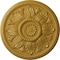 Ekena Millwork Edinburgh Ceiling Medallion (Fits Canopies up to 5 1/4"), 18"OD x 1 3/4"P, Iridescent Gold CM18EDIGS - alternate 1